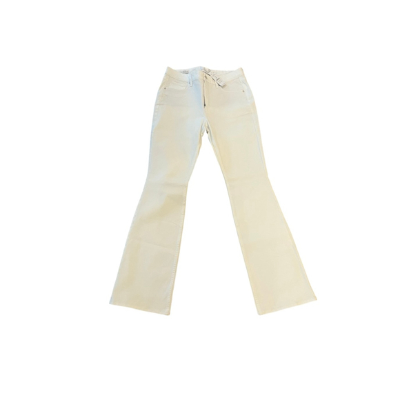 NWT White House Black Market White High-Rise Skinny Flare Jeans Size 8 - Picture 4 of 12